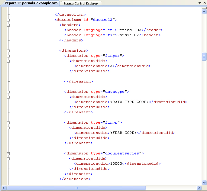 Input and Report Template XML Definitions – Clausion User Documentation