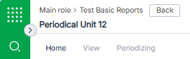 Breadcrumb with the new Back button